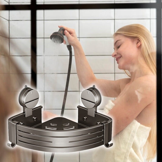 📢50% OFF !!!2ST Väggmonterad Badrumssorterare med Sugkopp