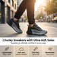 👟 50% RABATT NU! 🔥 Herr Chunky Sula Fashion Sneakers – Dämpad Sula, Halksäkert Grepp & Trendig Layered Design ✨