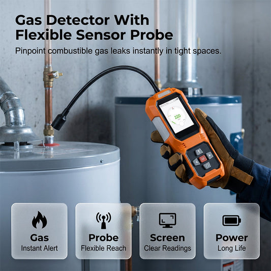 📢📢30% RABATT  NU!! ⏰Handheld Gas Leak Tester with LCD Display