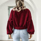 👗 50% RABATT🧥Women's Cropped Corduroy Jacket with Balloon Sleeves