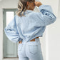 👗 50% RABATT🧥Women's Cropped Corduroy Jacket with Balloon Sleeves
