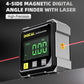🔥 50% RABATT🔥4-sidig magnetisk digital vinkelmätare med laser