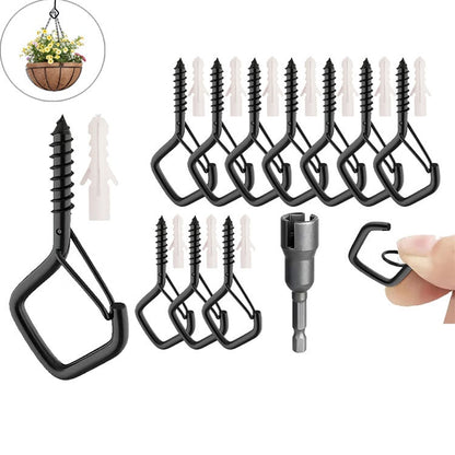 🛠️ 50% RABATT NU! 🔒 20st Fyrkantiga Snäppkrokar – Säkerhetslås, Mångsidig & Hållbar för Bonsai, Ljus & Dekoration ✨