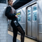 💐 50% RABATT 🔥 | Formgivande Leggings med Hög Midja – Nätpanel & Hjärtmönster