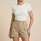 🥳SOMMARREA🥳50% RABATT! 🔥Damshorts med hög midja och fickor