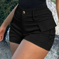 🥳SOMMARREA🥳50% RABATT! 🔥Damshorts med hög midja och fickor