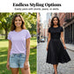 👕 50% RABATT! 🔥 5-pack Mångsidiga Enfärgade T-shirts – Mjuk Bomull, Andningsbara & Perfekt För Vardagsbruk 👚