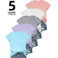 👕 50% RABATT! 🔥 5-pack Mångsidiga Enfärgade T-shirts – Mjuk Bomull, Andningsbara & Perfekt För Vardagsbruk 👚