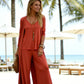 👚 50% RABATT! 🌸3-delat Loungewear-set för Damer med Lätt Snitt