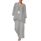 👚 50% RABATT! 💃 Ledig Löstsittande Tuniktopp & Byxset med Vida Ben – Bekväm Passform, Lätt Tyg & Perfekt För Varma Dagar 🌸