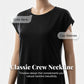 👗🛍️ Damernas Casual Kortärmad T-Shirt Klänning – Mjuk, Andningsbar med Fickor 🌿