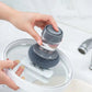 📢📢50% RABATT!! ⏰ Köksborste med Inbyggd Tvåldispenser – Ergonomiskt Grepp & Perfekt för Disk & Kastruller 🧼
