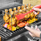 🍗 BEGRÄNSAD TID: 50 % RABATT! ✨ Rostställ för kycklingklubbor – rostfritt stål, hopfällbart, 14 platser 🍖