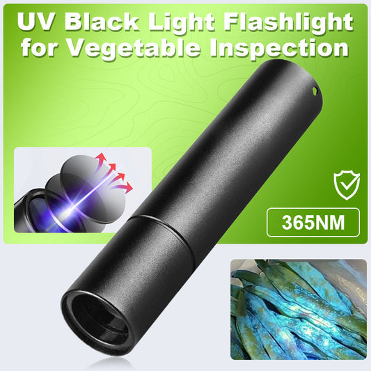 🔥50% RABATT🔥UV-svart ljus ficklampa för grönsaks inspektion