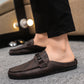 🔥 50% RABATT! 🔥 Casual rygglösa loafers för herrar👞