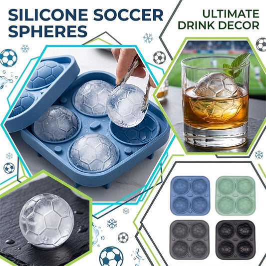 ⚽ 50% RABATT! 🥃Isform i silikon i fotbollsform
