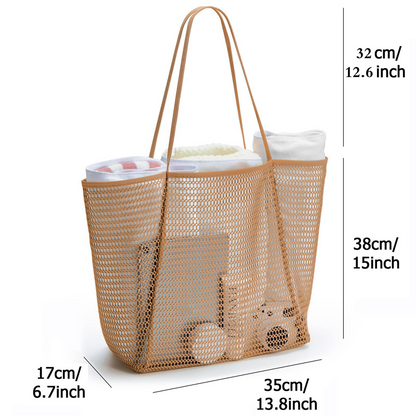 ☀️50% RABATT! 🎒Casual axelväska i mesh för damer
