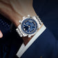 ⌚ 60% RABATT NU! ✨ Herr Klassisk Multifunktionell Businessklocka – Rostfritt Stål, Kronograf & 30M Vattenresistent 📅