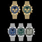 ⌚ 60% RABATT NU! ✨ Herr Klassisk Multifunktionell Businessklocka – Rostfritt Stål, Kronograf & 30M Vattenresistent 📅