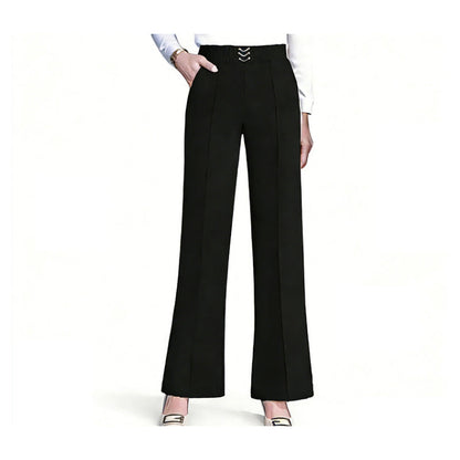 👖 50% RABATT! ✨Dambyxor med Hög Midja och Vida Ben