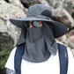 🔥 50% RABATT! 🔥🧢Vandringshatt med UPF 50+ – bred brätte, avtagbar ansiktsmask & ventilationshål ⛰️