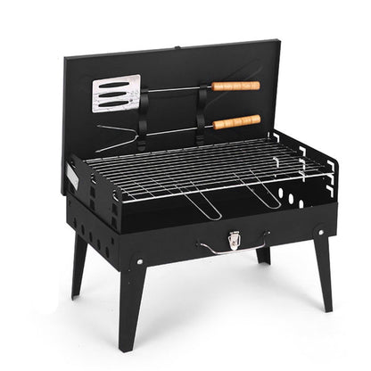 🔥 50% RABATT! 🔥Bärbar hopfällbar kolgrill för utomhusmatlagning🍖