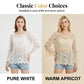 ✨50% RABATT! 🌸Vintageinspirerad spetsblus för damer