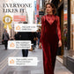 👗50% RABATT!✨ Set med 2-delad jumpsuit i sammet och spets-top