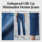 👖50% RABATT!✨Högmidjade Raka Jeans för Dam – Klassiska, Bekväma & Tidlösa