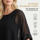 🌸✨50% RABATT! 🔥Casual-tröja med rund hals för damer