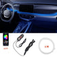 🔥50 % rabatt！🔥Atmosfär Neon Remslampa för Interiör Bilpanel