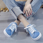 🔥50% RABATT! 🔥Mule-sneakers i denim för damer