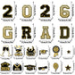 🎓50 % rabatt! 🔥 Dekorativa klistermärken för stora examensfester ✨