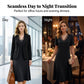 👗50% RABATT!🌸Elegant nätklänning med V-ringning för damer