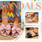 🔥50% RABATT! 🔥Mjuka Strandsandaler – Bekväma Platta Sandaler för Damer