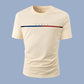 👕 BEGRÄNSAD TID: 50 % RABATT! 🎨 Minimalistisk T-shirt med tryck för män (Paris-motiv) – högkvalitativt tyg, smal passform, mångsidig stil ✨
