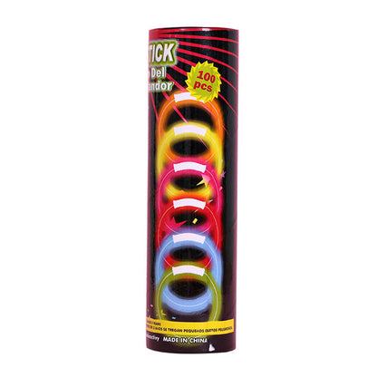 🔥Köp 2 få 1 gratis🔥 Långvariga glowsticks i blandade färger – 100-pack