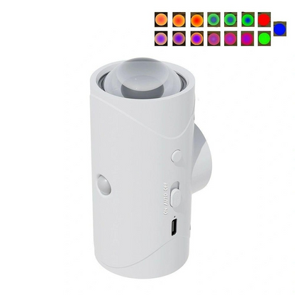 💡 Köp 3，få 1 gratis！🌈 Nattlampa med Färgskiftning & Automatisk Rörelsedetektion – 5m Räckvidd, 1500mAh, Magnetisk & Perfekt För Mörka Hörn Och Nattliga Besök 🌙