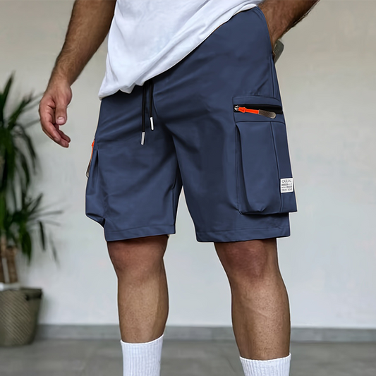 🔥50% RABATT!🔥 Casual cargoshorts för män med flera fickor