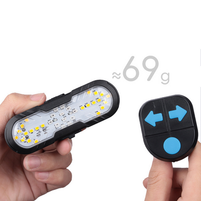 📢📢50% RABATT NU!! ⏰ Smart säkerhetslampa för cyklar med trådlös fjärrkontroll – ett måste för säker cykling ✨