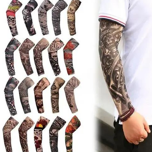 🔥50% RABATT!🔥 Realistiska tatueringsärmar som solskydd