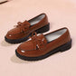 🔥50% RABATT!🔥 Loafers med rosett i lackläder för damer