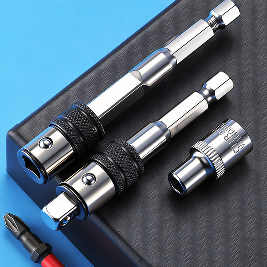 Quick-Switch Bit and Socket Extension Bar