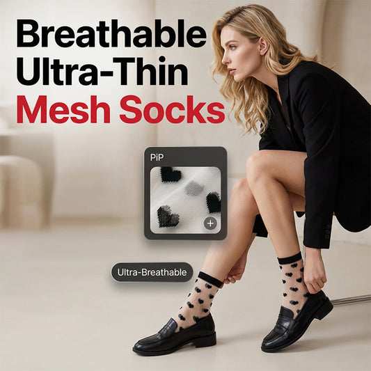 Breathable Ultra-Thin Mesh Socks