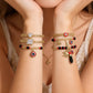 📿 60% RABATT NU! 🐘 Bohemian Ont Öga Armband – Elefant & Hamsa Berlocker – Guldfärgad & Justerbar ✨