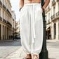 👖 50% RABATT NU! 🌿 Herr Casual Harem Byxor med Elastiska Anklar – Avslappnad Passform & Justerbar Midja – Andningsbar Bomullsblandning & Smalnande Silhuett 🧘‍♂️