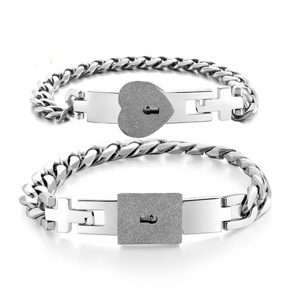 🌹 50% RABATT! 🌹Pararmband med lås och nyckel