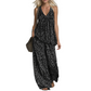 Sleeveless Halter Top and Wide-Leg Pants Set