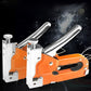 ✨50% RABATT NU! ✨🛠️ 3-i-1 Häftpistol ✅ Justerbar Kraft & 600 Spikar Inkluderade | Snabba DIY Träarbeten