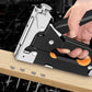 ✨50% RABATT NU! ✨🛠️ 3-i-1 Häftpistol ✅ Justerbar Kraft & 600 Spikar Inkluderade | Snabba DIY Träarbeten
